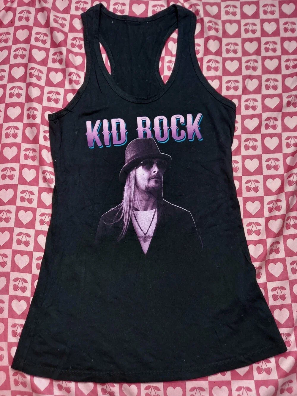 Kid Rock Black Racerback Tank Top